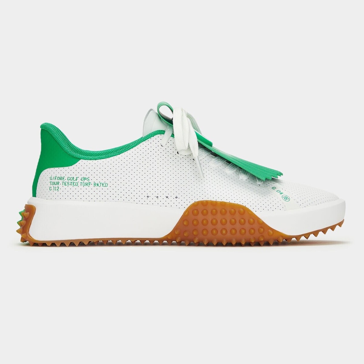 G/Fore Womens G.112 Perforated Kiltie Golf Shoe Sneaker Size