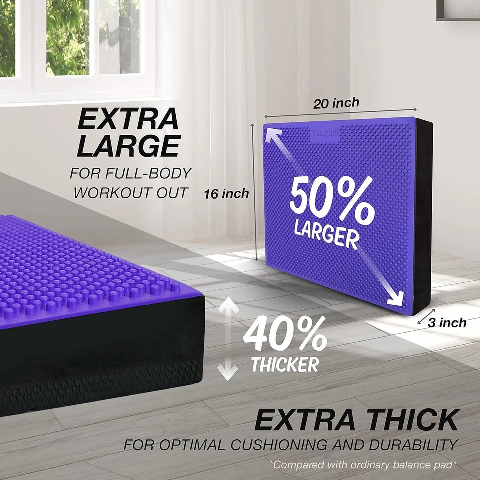 Yes4All Extra Grande X-Large, M.Purple - XXL + Ultra Grueso -20" x 16" x 3"  Foto 4 de 4