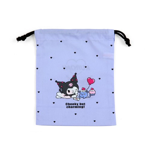 Sanrio Character Mix Hello Kitty Kuromi Pochacco My Melody Drawstring Bag (S) - Picture 3 of 7