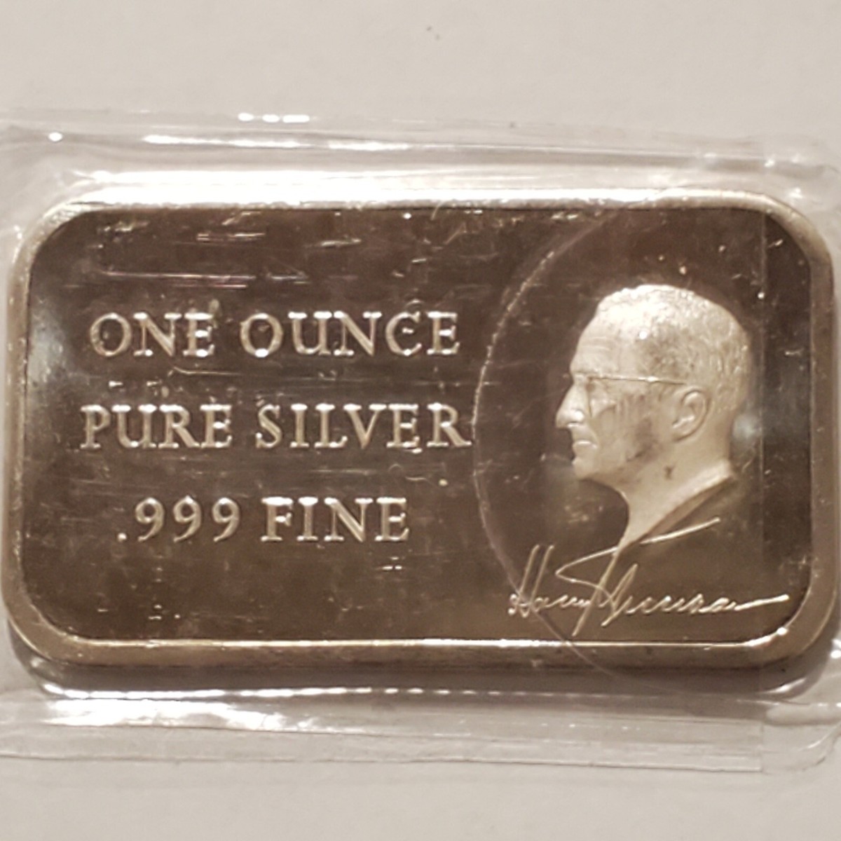 1972 Harry S. Truman By Madison Mint 1 oz .999 Silver US President