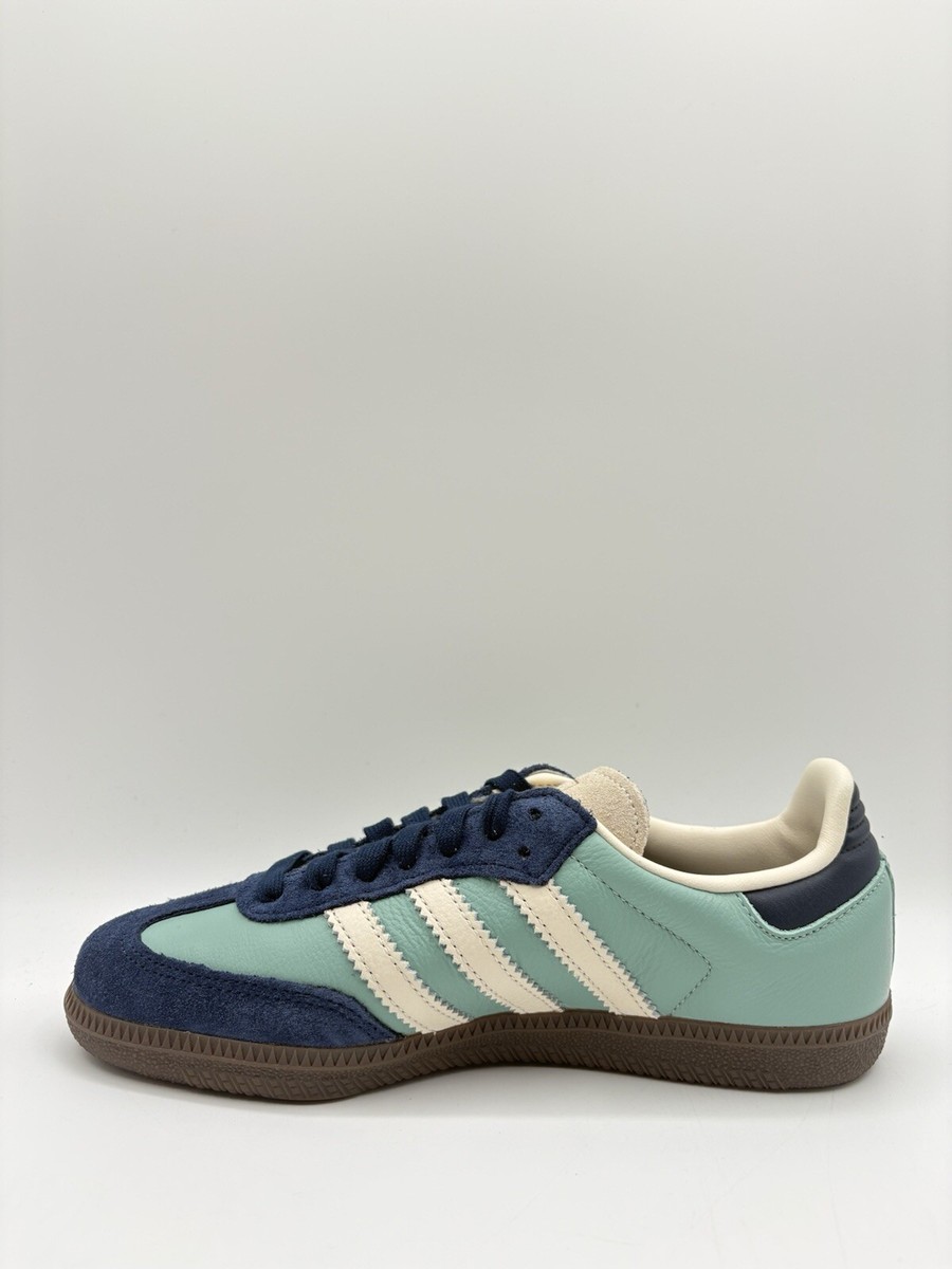 レディースシューズ　SAMBA Adidas Women's Samba OG Originals Size 5.5 Hazy Green Indigo