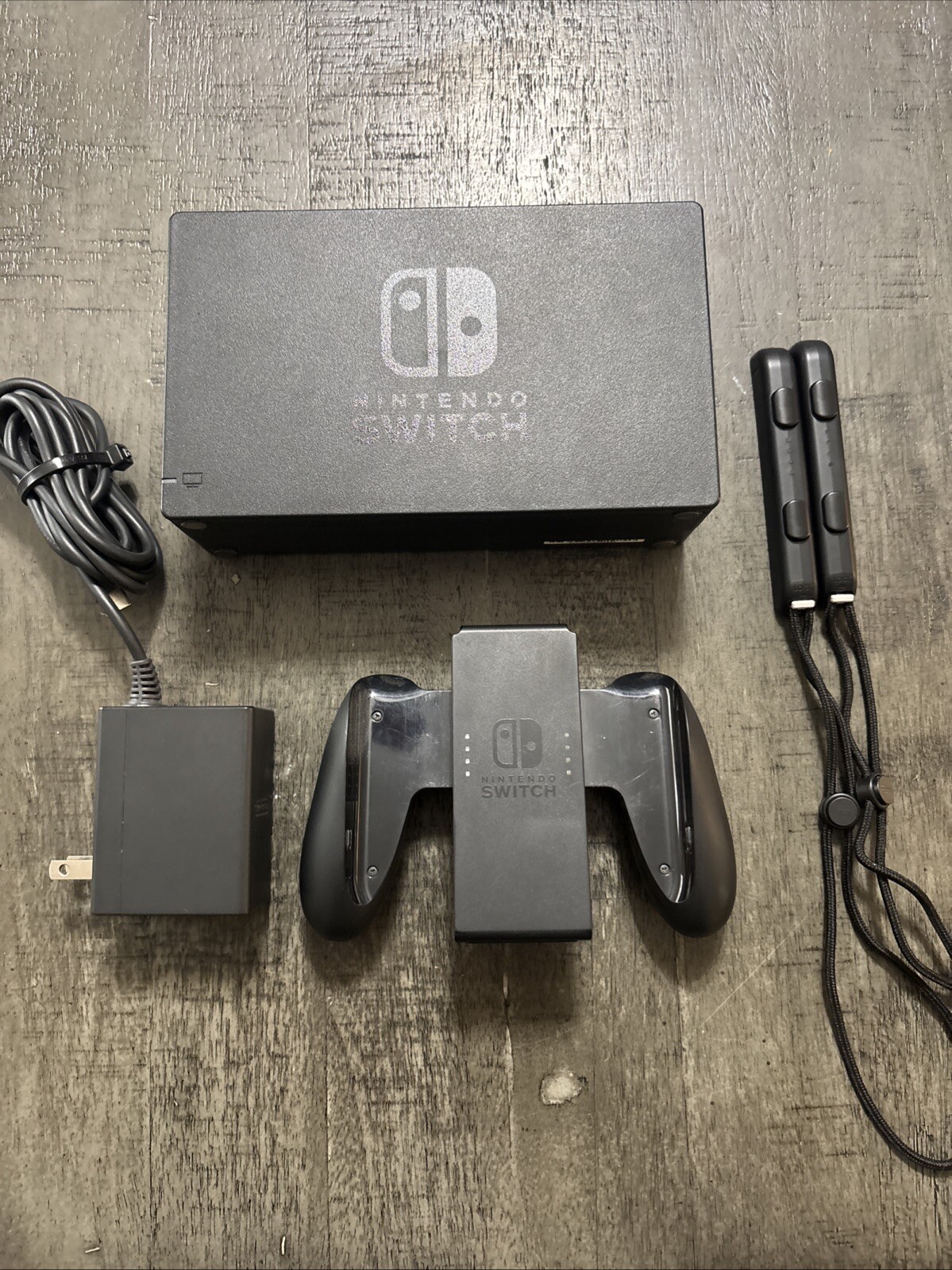 Nintendo Switch OEM Dock Station Bundle -W/ OEM Dock Charger, & JoyCon Grip