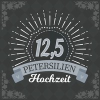 GäStebuch Petersilienhochzeit 12,5 Jahre JubiläUm Modern, Erinnerungsbuch
