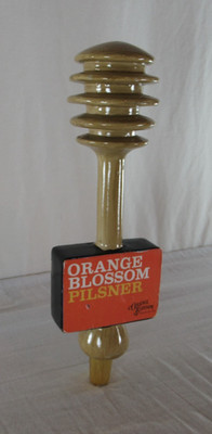 Orange Blossom Brewing Company Orange Blossom Pilsner OBP Beer Tap Handle