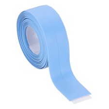 1" x 6.6 ft Caulk Tape, Caulk Strips PVC Self Adhesive for Bathroom, Blue