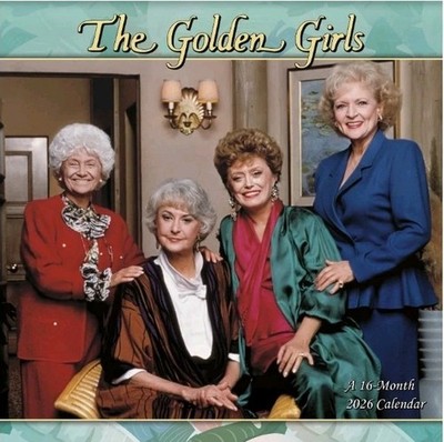 GOLDEN GIRLS - 2026 WALL CALENDAR - BRAND NEW - 265024