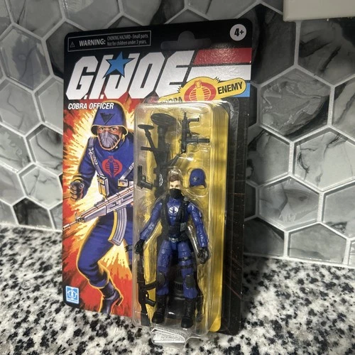 GI Joe Cobra Officer action figure Retro Carded series Wal-Mart exclusive MOC