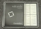 100 Gram Valcambi Silver CombiBar (10x10g w/ Assay)**