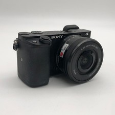 Sony Alpha A6100 Mirrorless Camera Black Body  E PZ 16-50mm f/3.5-5.6 OSS Lens