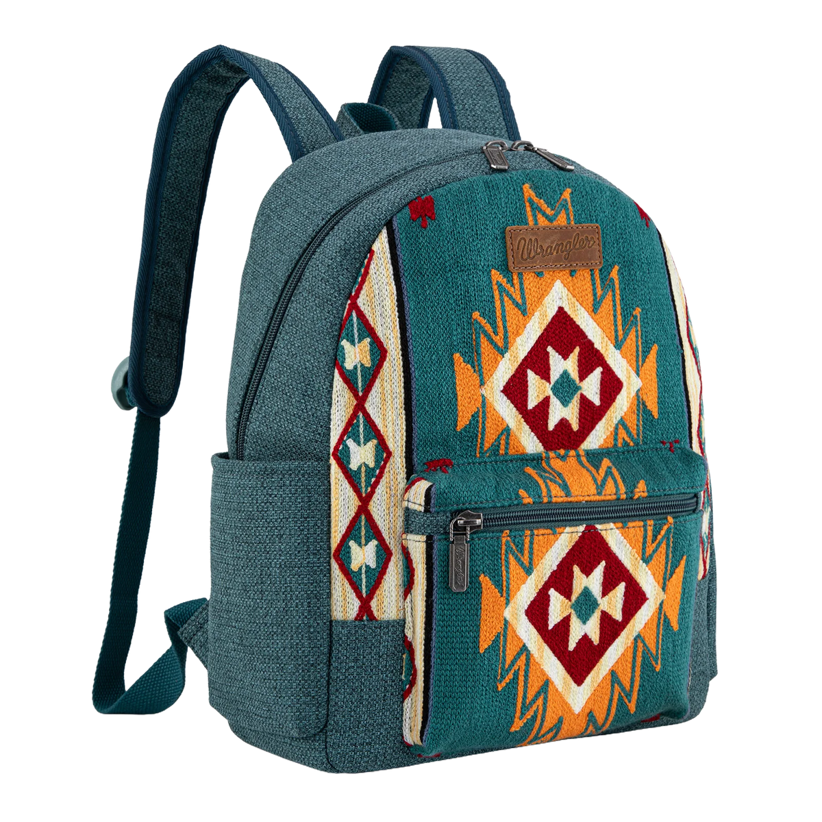 Wrangler Ladies Southwestern Knitted Turquoise Backpack WG174-91153TQ