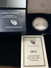 2013-W Silver Proof American Eagle Dollar (w/Box & COA)-A190