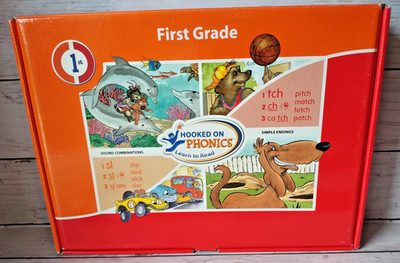 Hooked on Phonics Learn to Read 1st Grade Box Set Homeschool