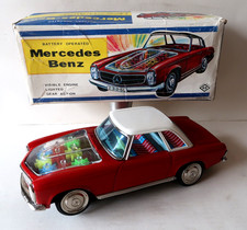 Mercedes Benz 230SL Pagode Battery Operated Fonctionne + Boite KO Yoshiya 1964
