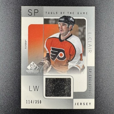 John LeClair 2000-01 SP Game Used Tools of the Game Exclusives #JL /350 Flyers