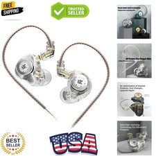 KZ EDX PRO in Ear Monitor, IEM Earphones Headphone with 1DD, HiFi Deep Bass I...
