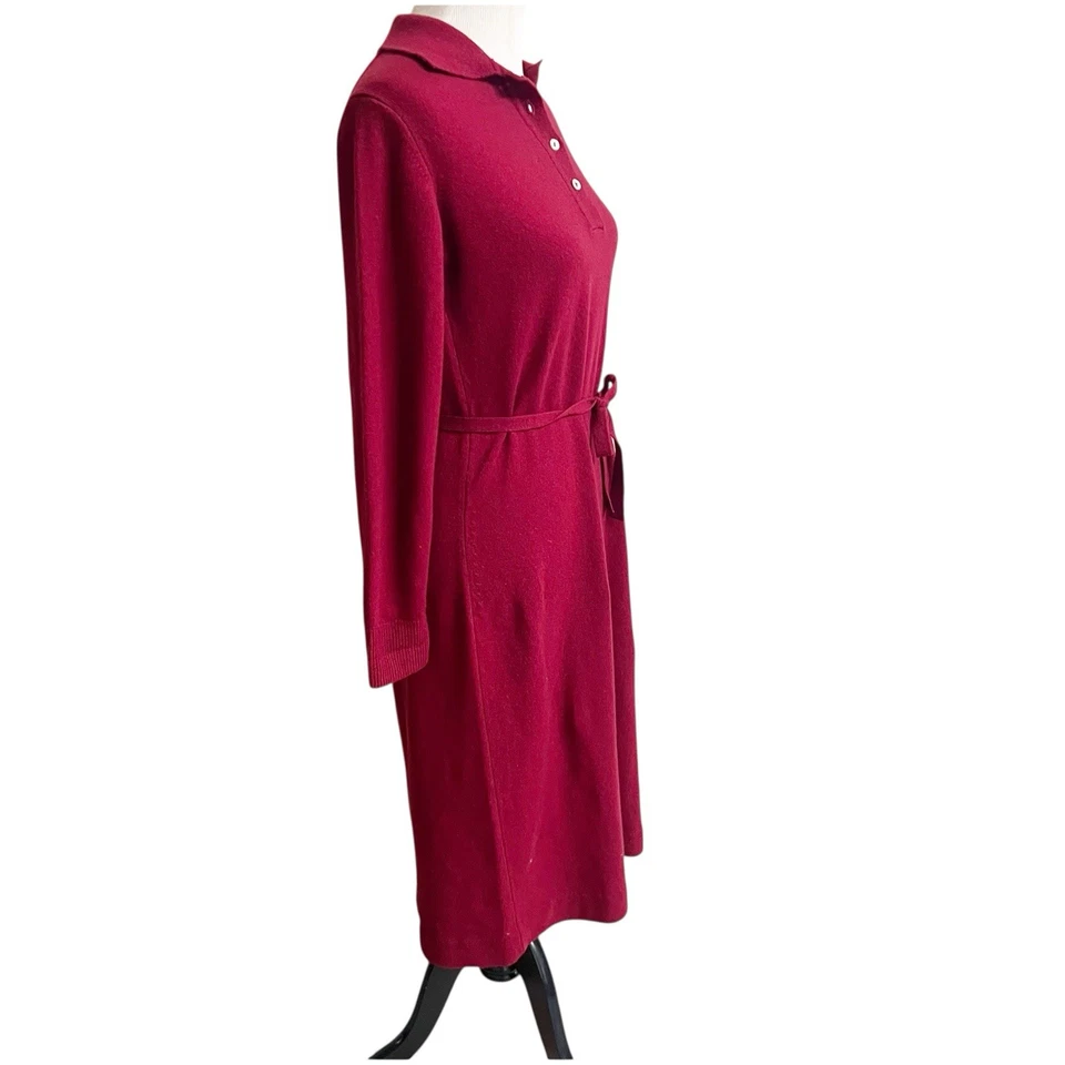 Женское винтажное 100% кашемировое миди-платье-свитер Orvis от Jacques Deloux маленькое - Изображение 4 из 4