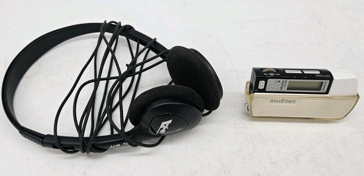 Creative MuVo TX FM 256MB White MP3 Audio Player | eBay