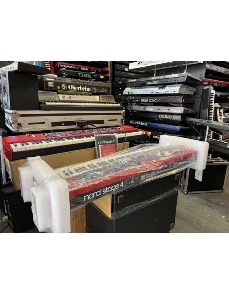 NORD Stage 4 88-Key Electronic Keyboard Red, 88 Keys, Stage 4 Model, Red Color