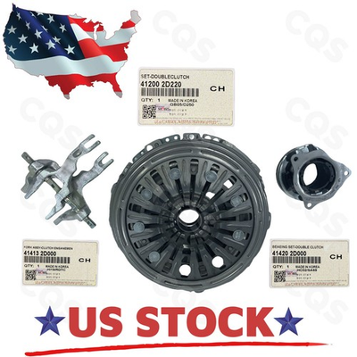 #ad NEW 3pcs 412002D220 for Hyundai Kia Double Clutch Actuator Bearing Fork Set $379.99