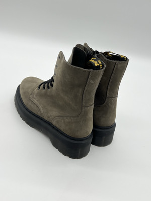 Dr. Martens Jadon Men's 9 Womens 10 Brown Nubuck Leather Lace-Up