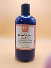 EO Products Body Scrub Ylang Ylang Essential Oils Skin Softening 12 oz