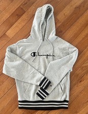 Champion Reverse Weave Gray Fleece Pullover H...