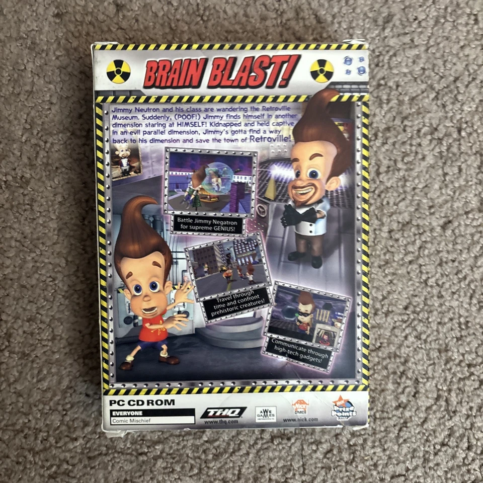 Jimmy Neutron vs. Jimmy Negatron, 2002, Small Box, New & Sealed (bottom Damaged - Image 2 of 4