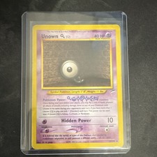 Nintendo Pokémon TCG Unown [Q] 59/105 Neo Discovery Unlimited 40 HP on eBay