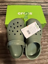 Crocs Classic Clog Kids J6 Green Moss Youth Size 6 NIB