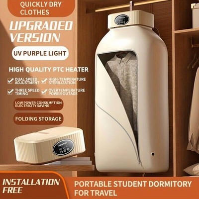 Portable Clothes Dryer Mini Dryer with Timing Function in Apartments Travel