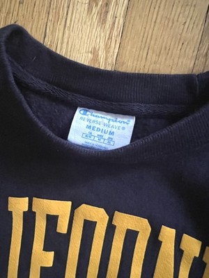Vintage Champion Reverse Weave University Of California UC