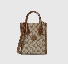 GUCCI Mini Tote Sheet Music Bag in Monogram C...