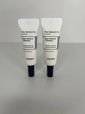 2x COSRX The Retinol 0.1 Cream with Super Vitamin E Panthenol 3mL
