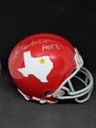 KANSAS CITY CHIEFS LEN DAWSON SIGNED MINI HELMET JSA COA SUPER BOWL NFL HOF