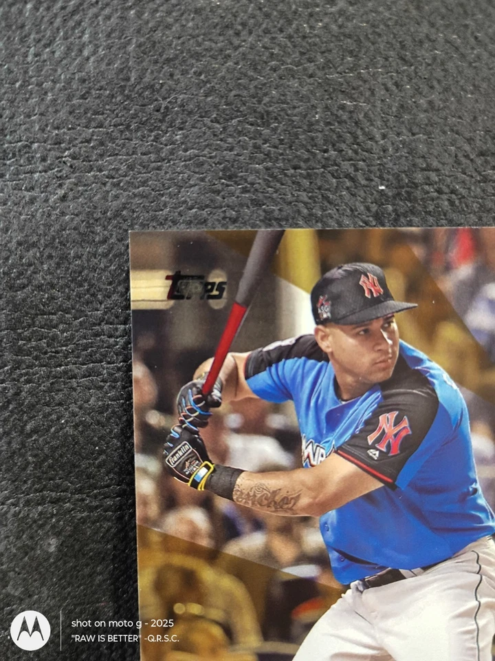 Actualización Topps 2017 Gary Sanchez H.R. Derby Gold #US11/2017 Yankees *COMO NUEVO*QRSC* Foto 4 de 4