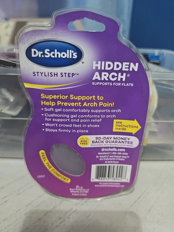 Soporte de arco oculto paso elegante Dr. Scholl's para planos Foto 2 de 2