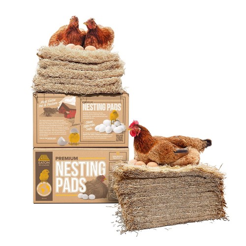 , Premium Laying Hen Nesting Pads, USA Grown & Sustainably Harvested, 13 x 13...