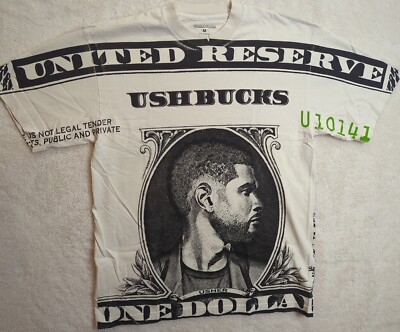USHER United Reserve UshBucks One Dollar The Colosseum Graphic T-Shirt MED Adult