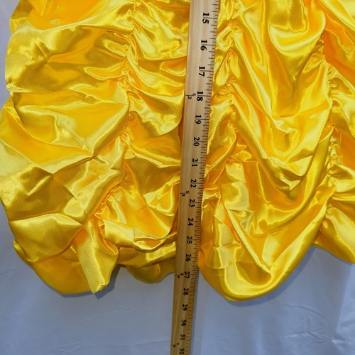 Princess Belle Yellow Off Shoulder Layered Costume Dress Little Girl 5 Years - Picture 10 of 15