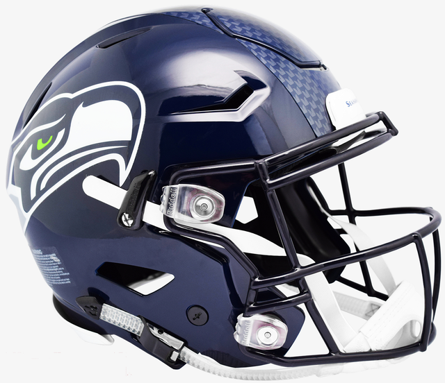 SEATTLE SEAHAWKS NFL Riddell SpeedFlex Football Helmet w/ FREE Oakley