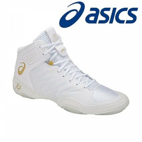 Zapatillas Asics Lucha Boxeo Jb Elite III J702N Blanco/Dorado Rico | eBay