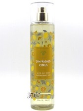 BATH BODY WORKS SUN-WASHED CITRUS FRAGRANCE BODY MIST SPRAY 8 FL OZ