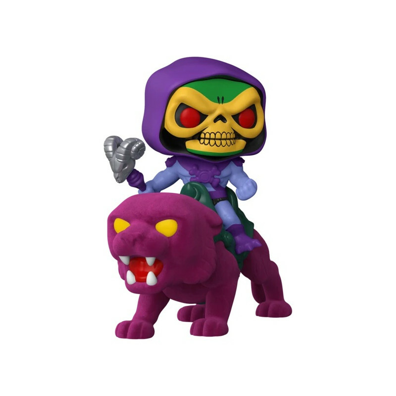 Funko Pop! Retro Toys Masters Of The Universe Skeletor On Panthor #98 [Flocked]