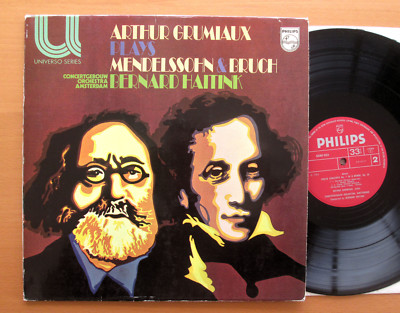 Philips 6580 022 Arthur Grumiaux Mendelssohn Bruch Violin Haitink EXCELLENT LP