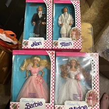 Mattel Barbie Wedding Day Barbies Best Friend gets married 1990 Lot