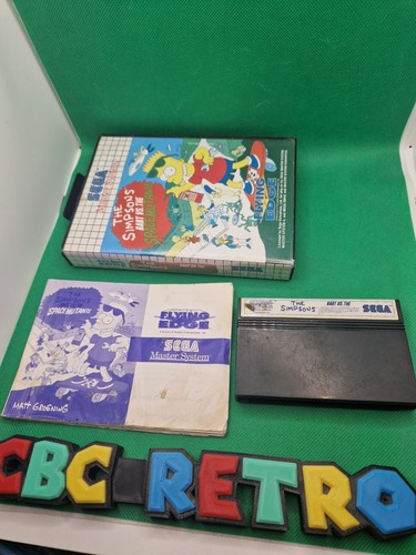 Juego Los Simpson Bart Vs Los Mutantes Espaciales | Sega Master System | Completo - Imagen 9 de 10