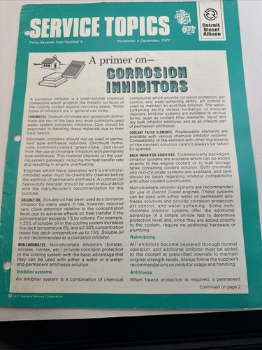 Detroit Diesel Allison GM Reparaturanleitung ""Service-Themen"" 1976 Menge 6 Ausgaben - Bild 11 von 11