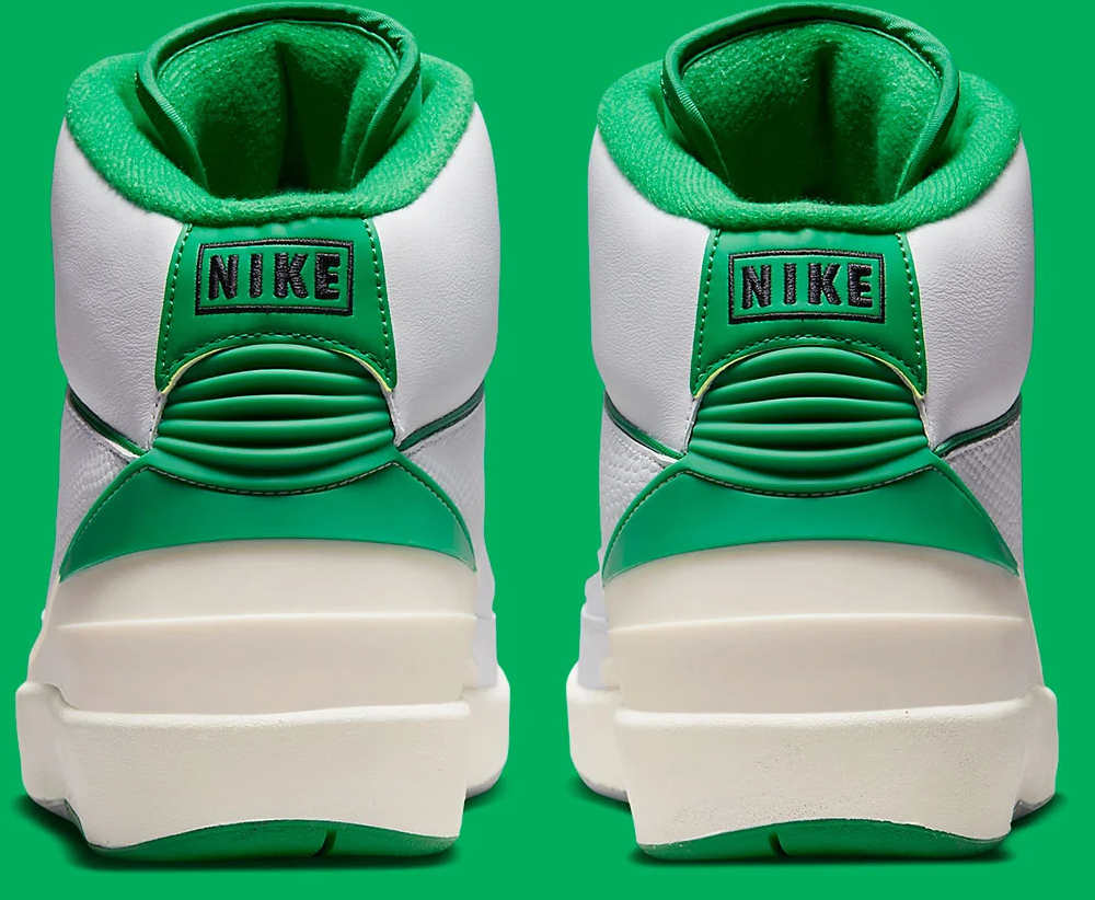NEW Nike Air Jordan 2 II Retro Lucky Green White DR8884-103 NEW Nike Air Jordan 2 II Retro Lucky Green White DR8884-103