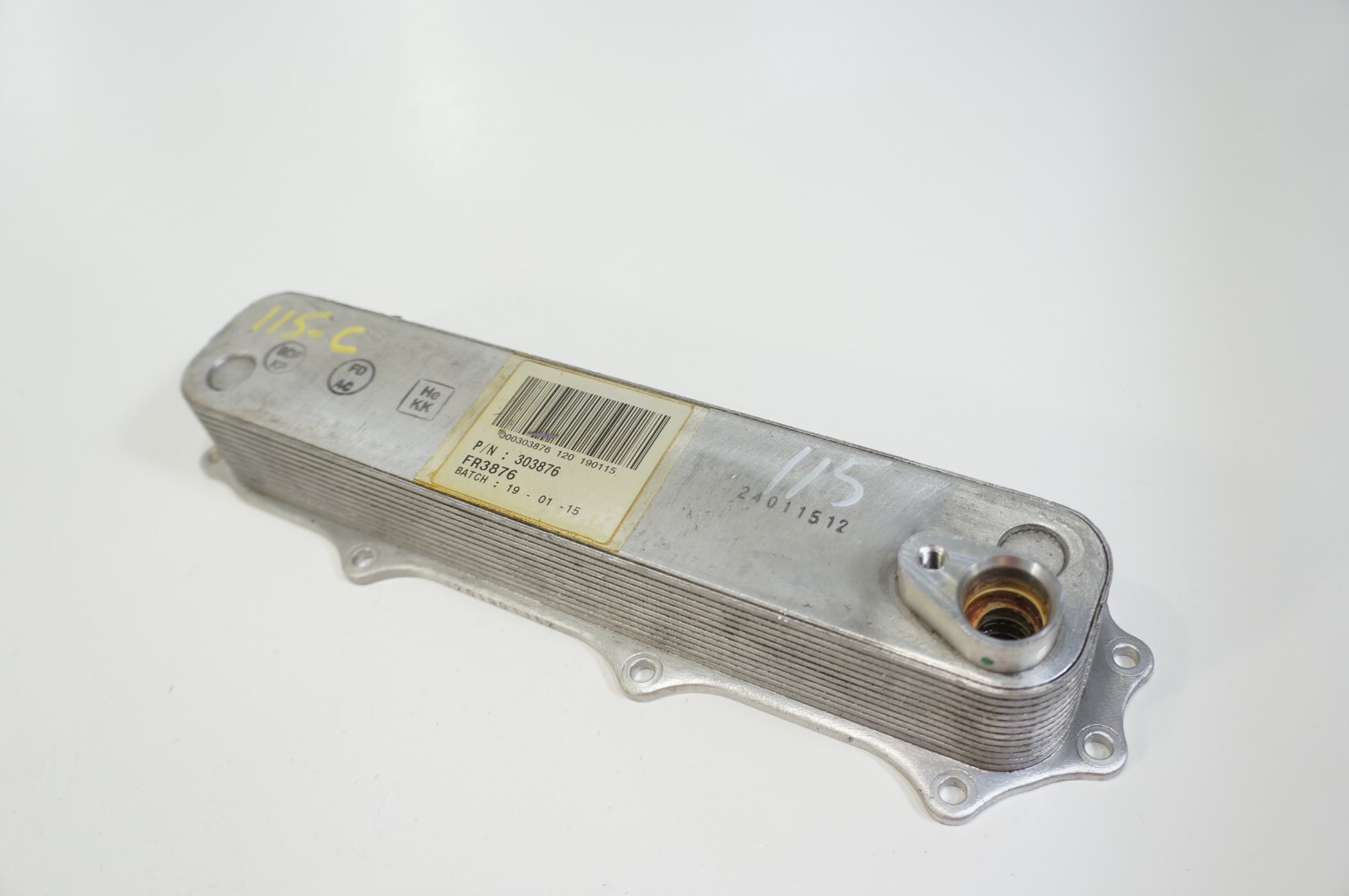 2014-2019 MASERATI GHIBLI 3.0L V6 M157 ENGINE OIL COOLER HEAT EXCHANGER OEM