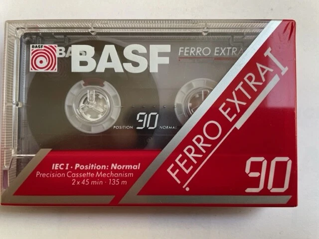 Pack De 2 Cassettes Audio BASF LH Super I 90 Min – Neuves Sous Blister